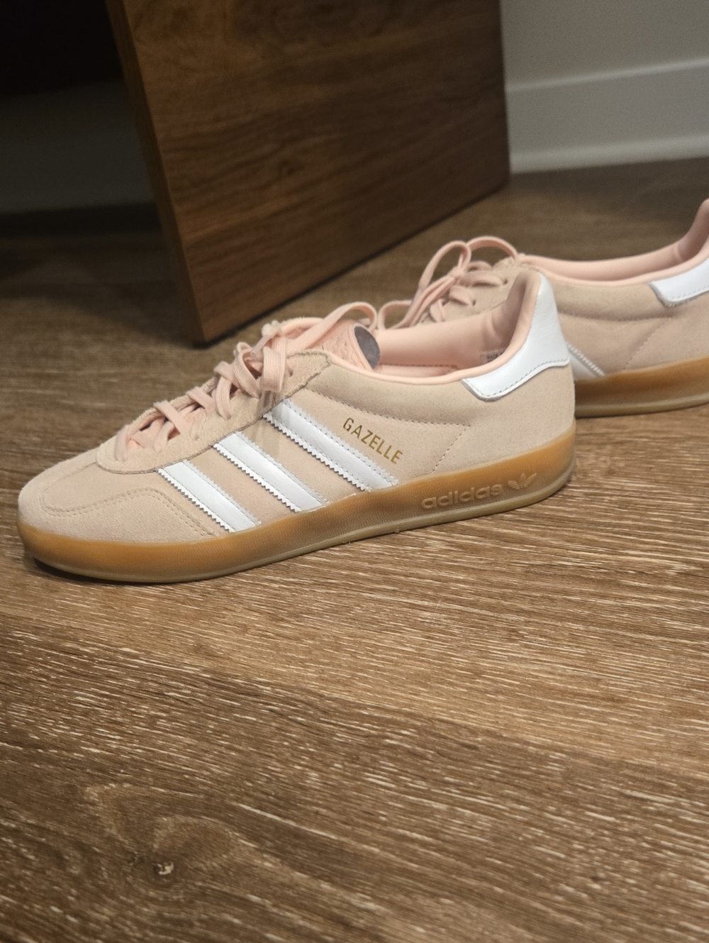 adidas Gazelle Women’s Sneakers in Blush Pink, White and Pink